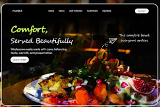 design food catering, food catering website, online food ordering system website