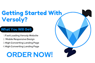 build a fast converting startup website and landing page with versoly for you