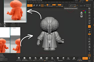 convert 2d image to 3d model, sculpt 3d model from image, stl file for printing