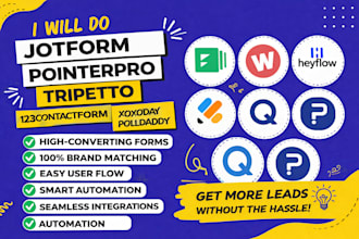 do jotform pointerpro tripetto 123contactform xoxoday polldaddy cognito form