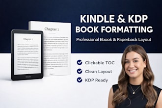format your ebook for kindle with a professional KDP layout