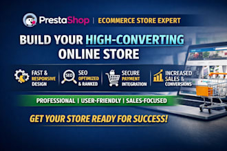 design and develop a prestashop ecommerce website