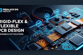 design rigid flex and  and flexible pcb for wearable and iot devices