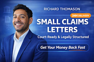 draft winning small claims court letters for fast filing and results