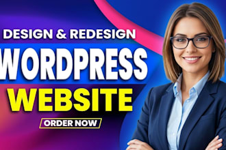 design a fast, SEO optimized wordpress website for small business