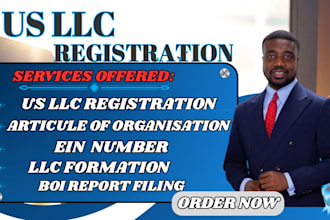 do US llc formation, ein, wyoming llc, delaware llc registration