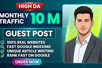 provide high da guest post service, dofollow whitehat backlinks