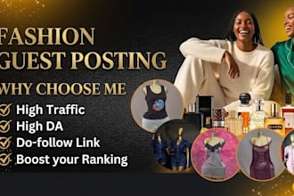 do high authority fashion guest post with high authority backlinks