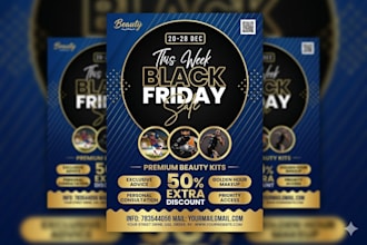 do black friday flyer ,event flyer and poster design