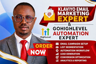 klaviyo email marketing activecampaign ghl gohighlevel automation klaviyo flows