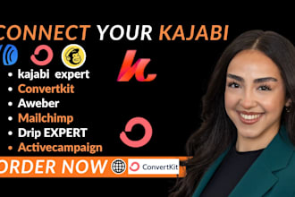 integrate kajabi with convertkit  activecampaign mailchimp drip or aweber