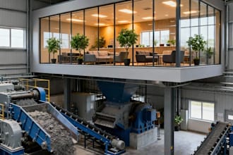 design 3d warehouse, factory layouts and industrial renders with precision