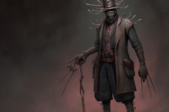 fantasy horror and fantasy horror character