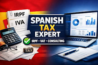 handle spanish tax return vat filing and tax consulting for expats and business