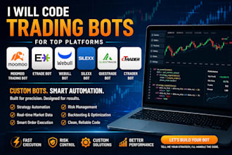 code moomoo trading bot, etrade bot, webull, silexx, questrade, ctrader bot