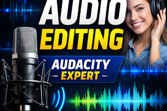 professionally edit and clean your audio using audacity