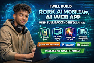 build rork ai mobile app, ai web app, and full backend integration