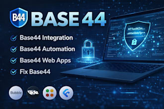 build, integrate, automate, and fix your base44 web app professionally
