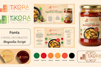 design premium food packaging and brand identity for your product