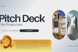 create film pitch production funding deck film investment pitch deck