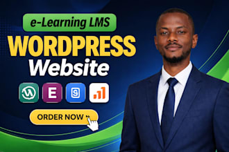 build wordpress lms online course website educational website with tutor lms pro