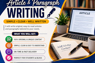 write high quality articles, blogs and content writing