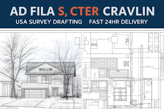 do professional alta survey drafting, site plan and land survey cad for USA