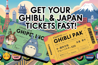 get you ghibli museum and ghibli park tickets in japan