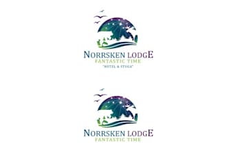 design elegant memorable northern lights logo