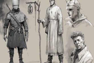 fantasy horror and fantasy horror character