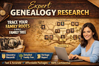research your genealogy, ancestry, and build your detailed family tree fast