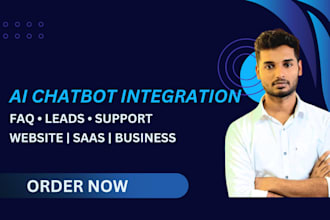 build or integrate ai chatbot for your website or saas
