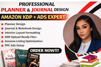 create planners, journals and notebooks, amazon advertising