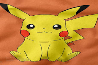 do a pikachu logo design for you