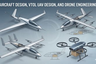 professional aircraft design, vtol, uav design, and drone engineering