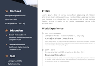 do make your CV professional and ats friendly