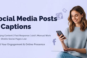 create engaging social media posts and caption