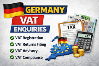 contact your tax office in germany for vat enquiries