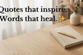 write deep and engaging quotes