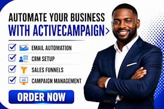 setup activecampaign automations and build activecampaign landing page