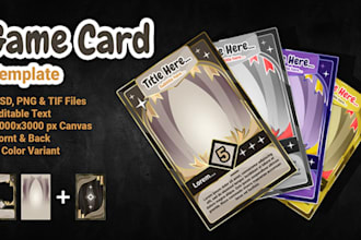 create trading card game frame, tcg, ccg, mtg card for collectable and gameplay