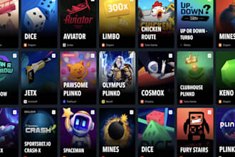 develop arcade game website, crash game website, crypto gaming web, aviator bot