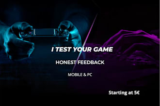 probaré tu juego PC y te daré feedback