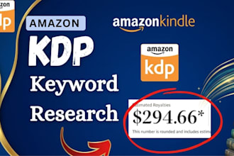 do amazon KDP keyword,category research to rank your book