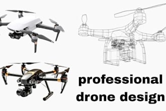 design uav drones, perform aerodynamics analysis, and create 3d models