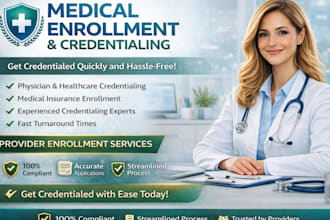 do provider credentialing, insurance enrollment and contracting