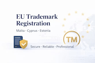 do trademark registration search and filing in malta cyprus and estonia