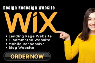 create wix website design wix website redesign wix online store wix dropshipping