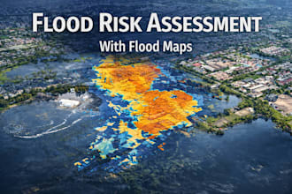 prepare a professional UK flood risk assessment with flood maps