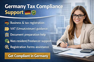 assist with germany tax compliance and business registration